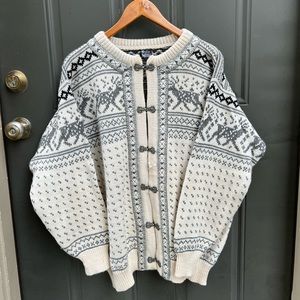Vintage Dale Of Norway Cardigan Sweater Mens Size XXL